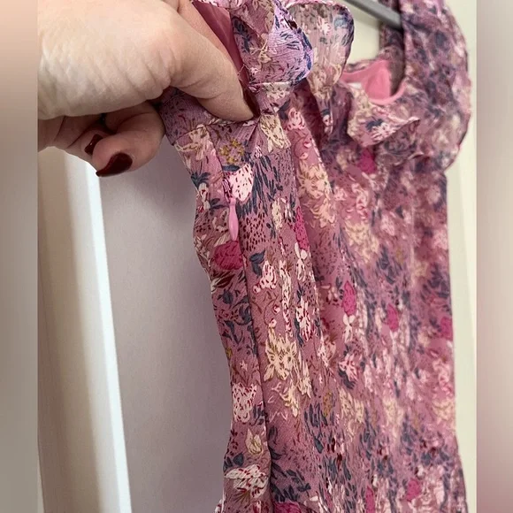 NWT Lush Brand Orchid Pink Floral Dress Women’s Size Medium - Picture 9 of 16